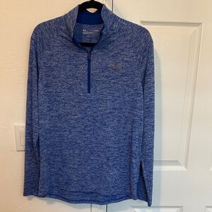 Under Armour Heathered Blue Performance Pullover